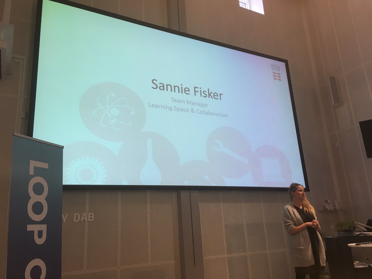 Tech_RevEU's tweet photo. Sannie Fisker from @DTUSkylab telling us about their vibrant hub for student #innovation and #entrepreneurship - for testing ideas, building prototypes and tech transfer. Plus easy to engage #LOOPCITY https://t.co/a9zgJvj0sW