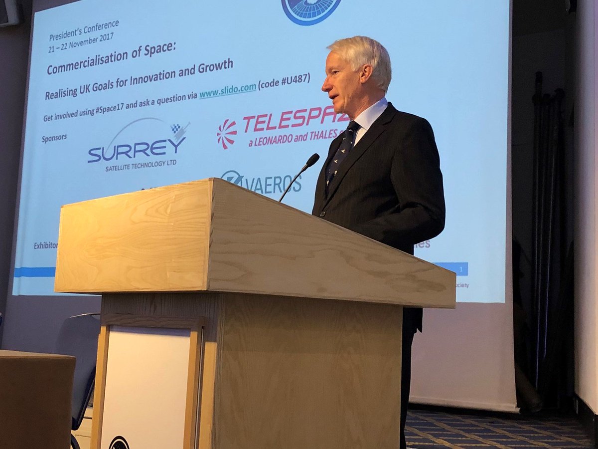 AeroSociety's tweet photo. Did you miss #space17? Bill Read FRAeS reports on 'Making the best use of space' https://t.co/mQ3RoHsUw0 https://t.co/K40U5s5ogE