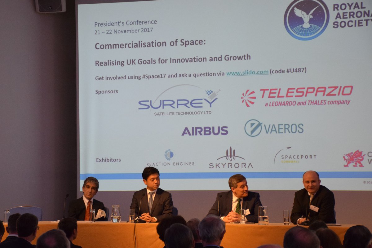 AeroSociety's tweet photo. Did you miss #space17? Bill Read FRAeS reports on 'Making the best use of space' https://t.co/mQ3RoHsUw0 https://t.co/K40U5s5ogE