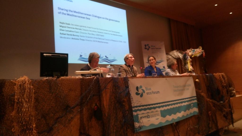 jeremiefosse's tweet photo. First debate on #environmental #gouvernance in the #Mediterranean with @IUCN_Med @planbleu @afedonline @global_ecoforum @csic #BEF17 https://t.co/R2W2pfRbiF