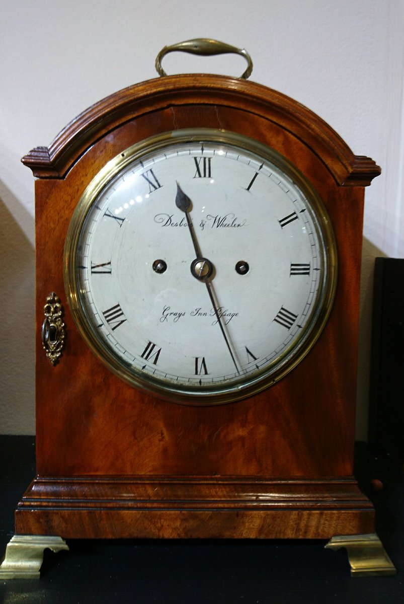KDClocks's tweet image. @KDClocks Desbois &amp;amp; Wheeler, London Circa 1820 #antiqueclock #interiordesign #clockcollection #backetclock