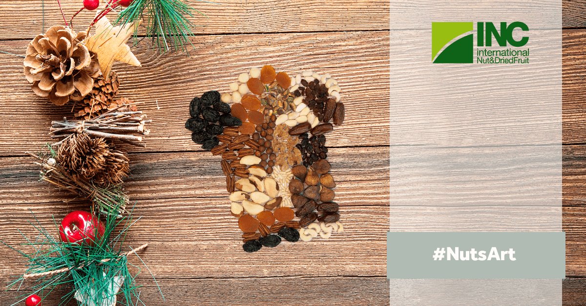 INC_NutFruit's tweet photo. 🎄 #Christmas is coming! Bring the harmony of the season with a healthy spirit enjoying #Nuts and #DriedFruits. + https://t.co/fEyOW4mJaO #NutsArt https://t.co/p6sCstaIVN