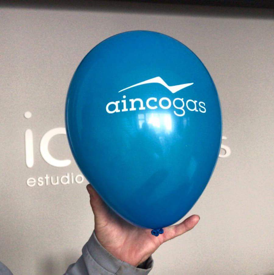 Los globos personalizados son una excelente opción como reclamo publicitario para dar a conocer tu marca... 🎈🎈🎈🎈🎈 Como estos de nuestros clientes de <a href="/Aincogas_SL/">Aincogas S.L</a>