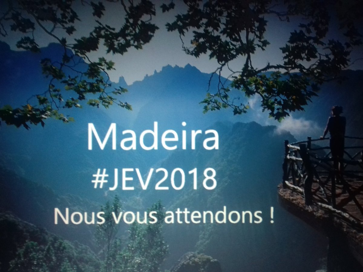 LesEntDuVoyage's tweet photo. Rendez-vous à Madère pour les #JEV2018 !!!! https://t.co/9Tb1tDvwmk