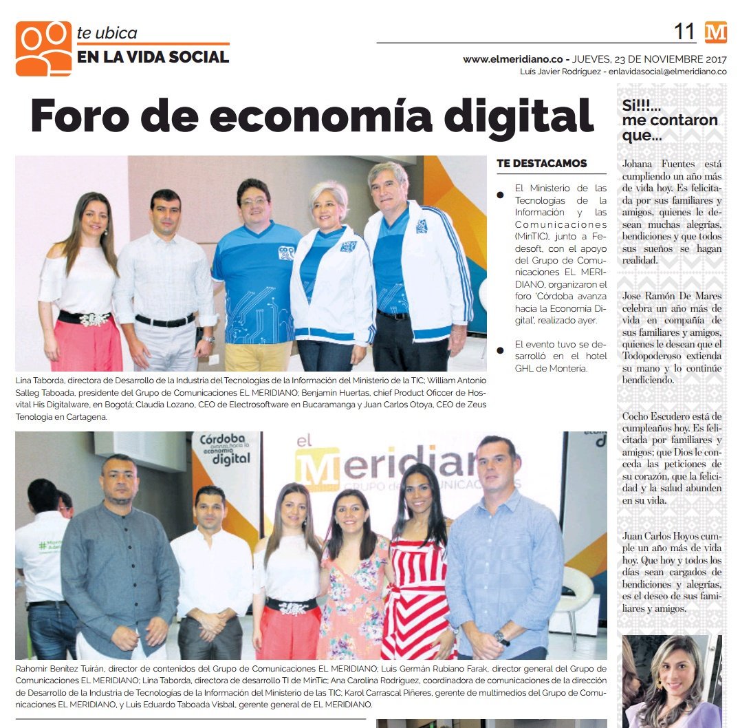 linamariatabord's tweet photo. La Industria de Software y TI colombiana se posiciona como una de las más competitivas de Latinoamérica, ellos han demostrado que para ser desarrolladores de software sólo necesitaron ser colombianos. #LosCreadores #CompraSoftwareColombiano pGracias @MeridianoWeb https://t.co/pPL0s5e93t