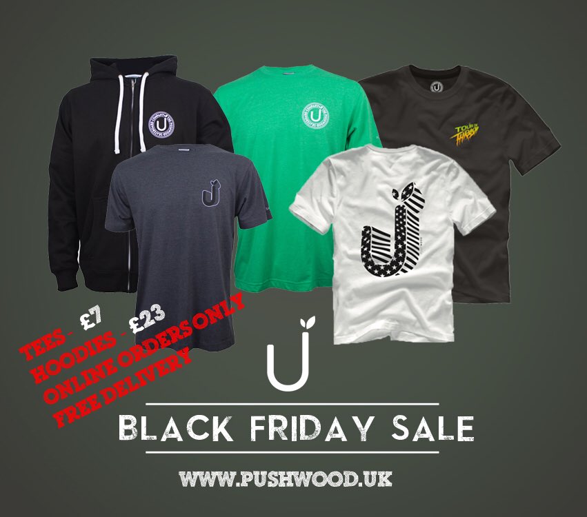 PUSHWOODUK's tweet photo. Pushwood Black Friday Sale 💣💣💣. All Tees £7 Hoods £23 &amp; Free Delivery 📦💥💥💥. https://t.co/mgEVLQ4mui 🖤🖤🖤
 #supportyourlocal #pushwood #tourdethrash #blackfriday #sale #skate #skateboarding #clothing #brand #rad #leigh #leighonsea #essex https://t.co/C0wsPFmlpX