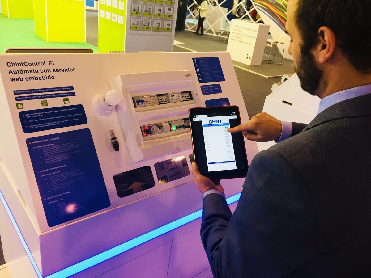 ChintElectricPT's tweet photo. Sabe programar autómatos? Visite-nos no Stand 4D22 da feira#Eletrica no #Porto e ensinamos-lhe a ser mais eficiente nos seus consumos energéticos com PLC ChintControl https://t.co/XEjUNFETxW
