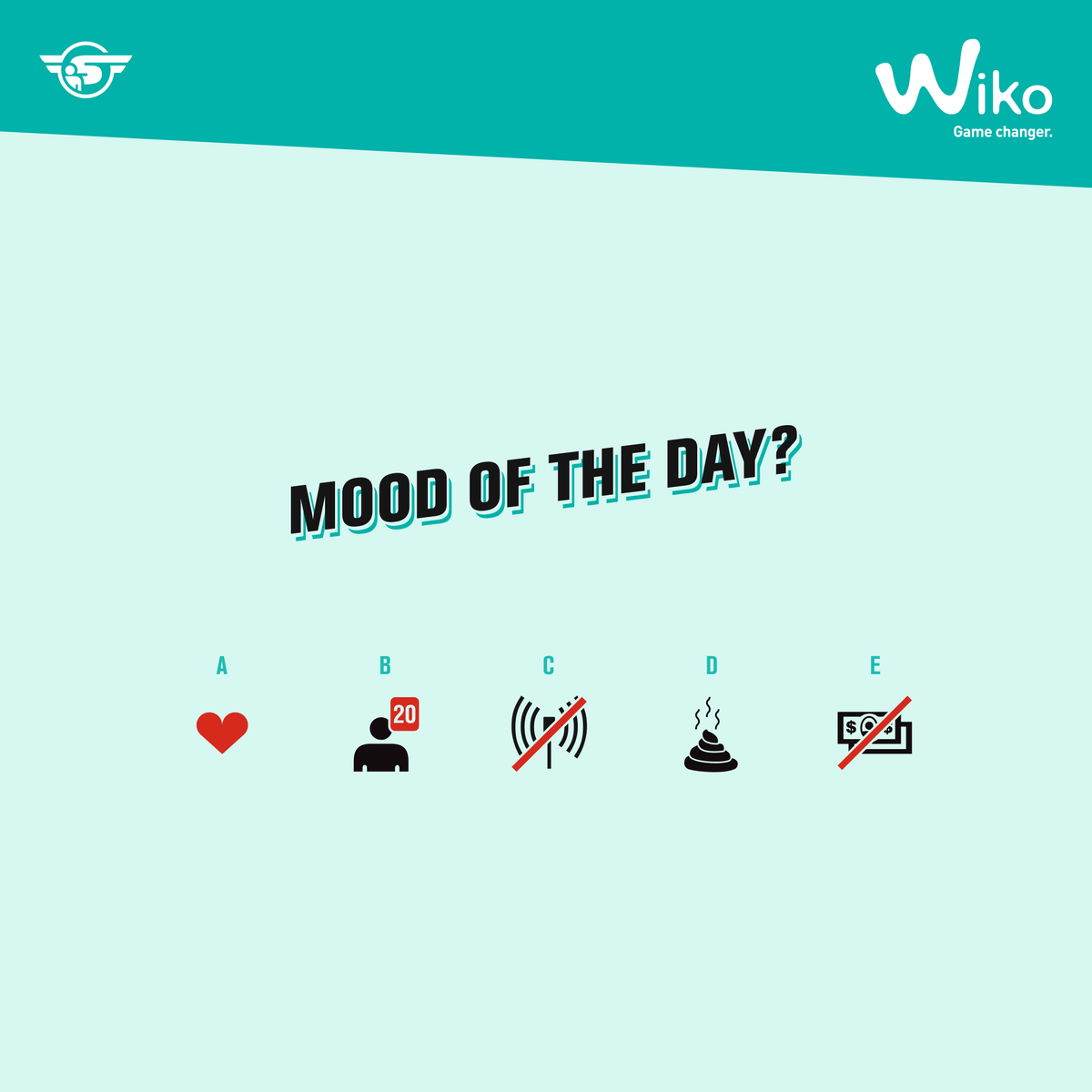 Wiko_CH's tweet photo. Wähle deine Tagesstimmung aus und wir sagen dir, wer du bist. 🔎
Indique-nous ton humeur du jour et nous te dirons qui tu es.🔎
#Wikology https://t.co/cinkNJPhTQ