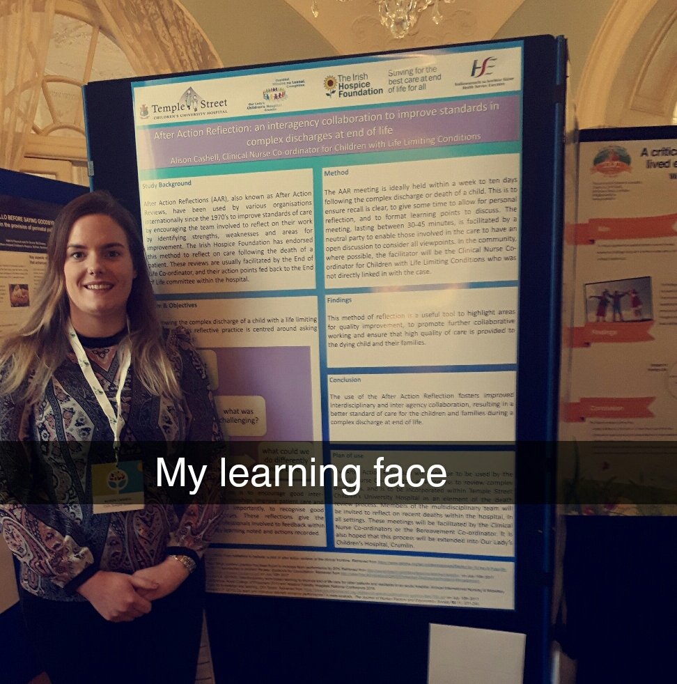 Delighted with to see so many excellent posters here today, including my own 😊 #cpc #conference #childrenspalliativecare #Farmleigh