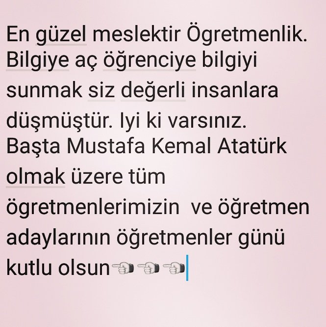 Eğitimin şart olduğu bir dünyada sizler iyi ki varsınız.