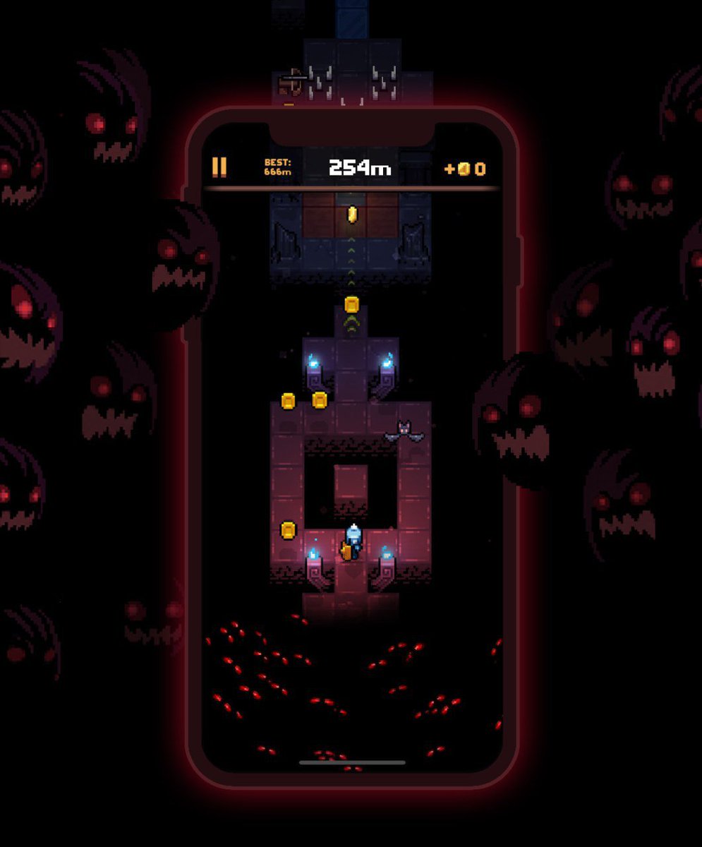 eneminds's tweet photo. #Redungeon is now eerily immersive on the iPhone X! https://t.co/Z5D1VQhmaN