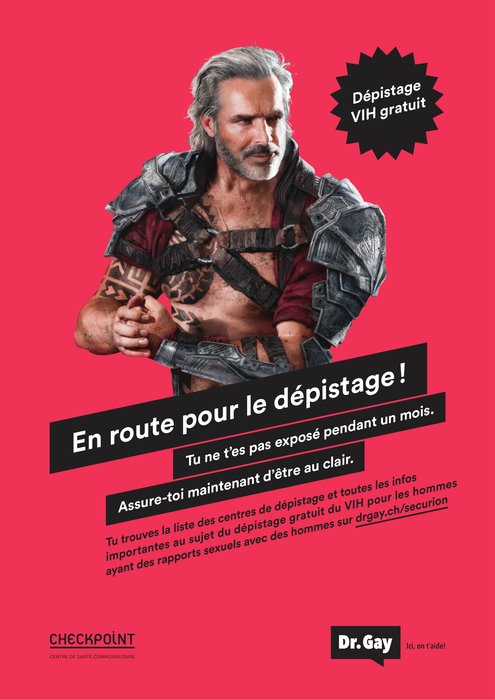 Dialogai's tweet photo. #SECURION t’offre un #dépistage du #VIH et des conseils de prévention. Réduis le risque ! Découvre les différentes possibilités ! Choisi ta façon de te protéger ! Ce week-end à Checkpoint Genève vendredi 12h-16het dans les établissements gay : https://t.co/Wbd2NacPXt https://t.co/LYCTIP9dLv