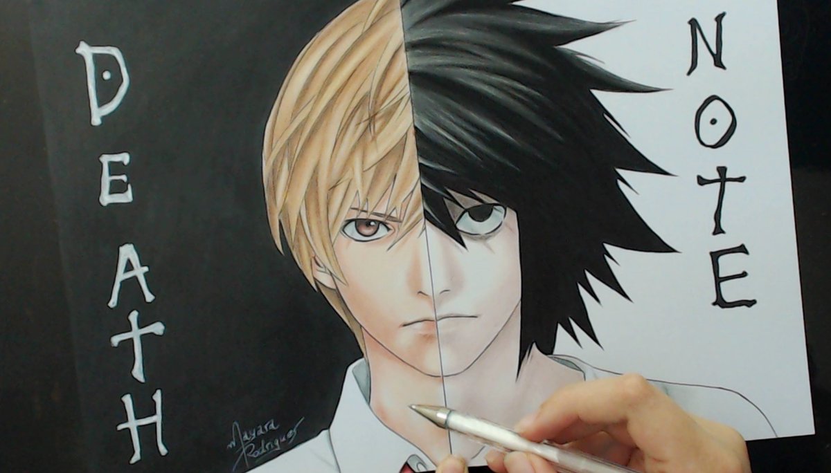 PoisonScream's tweet image. Смотрю Death Note. Давно аниме так не будоражило меня, но попался ТАКОЙ шедевр!!

#ЧёПацаныАниме #DeathNote