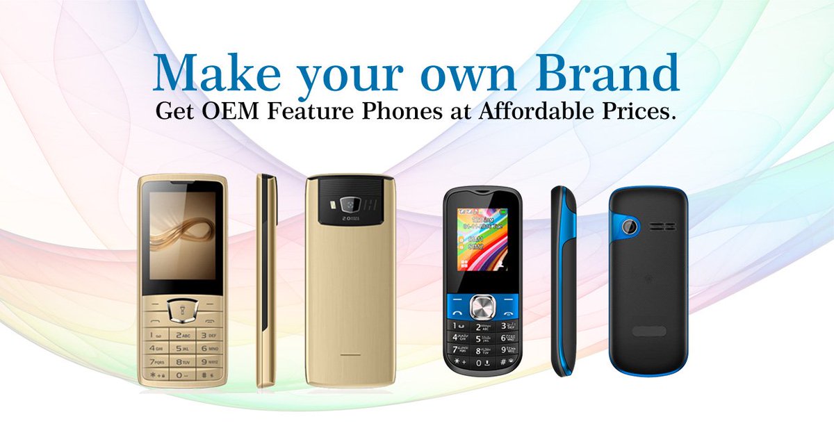 VieTechnology's tweet photo. Make your own Brand, Get OEM Feature Phones at affordable prices. 
#MakeYourOwnBrand #FeaturePhone #BarPhone #FeaturePhoneManufacturer #AffordableFeaturePhone #MobilePhoneManufacturerDelhi #FeaturePhoneManufacturerIndia https://t.co/iopWNjpybB