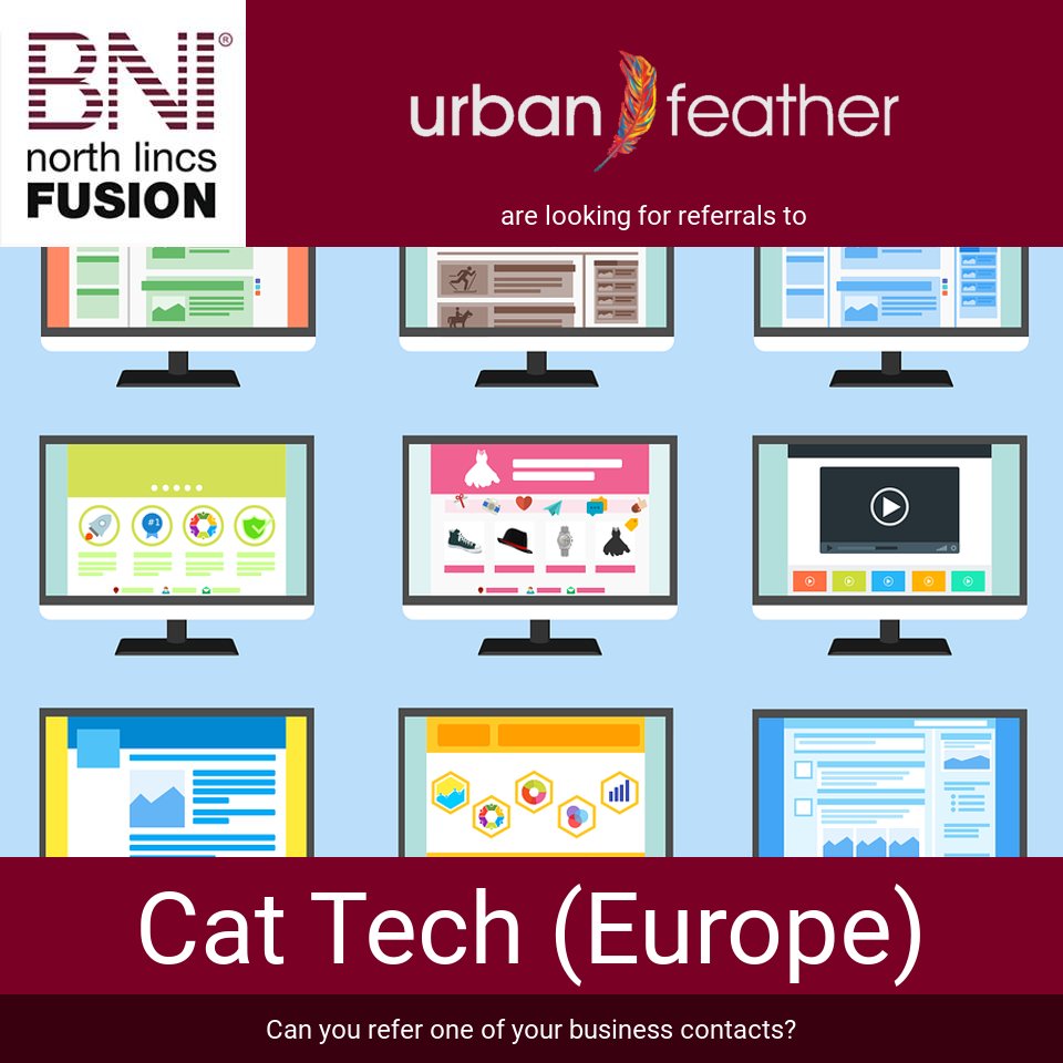 Do you have a contact at Cat Tech (Europe)?
Kate and <a href="/urbanfeather/">Urban Feather</a> would love the chance to speak to them about enhancing their website.