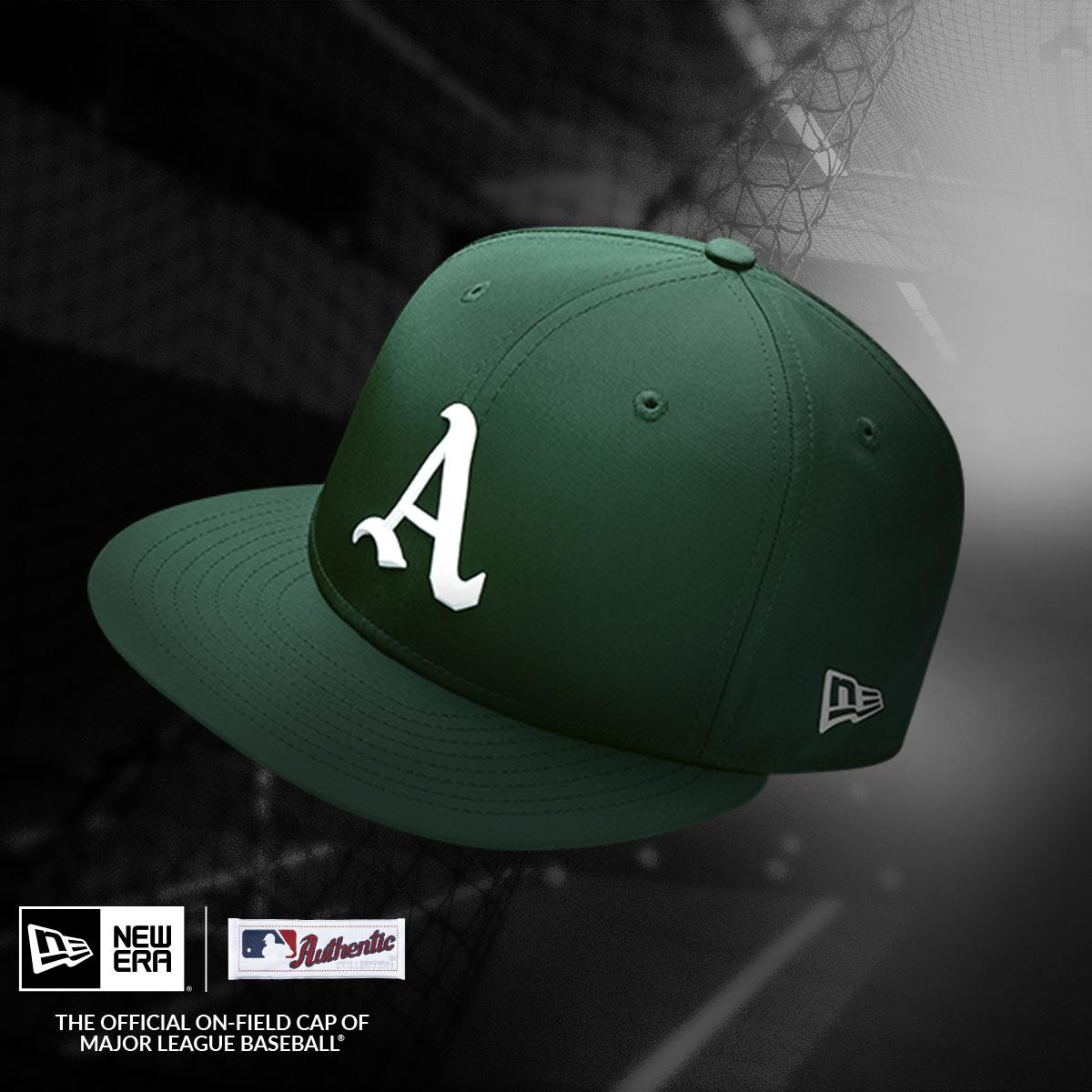 a's batting practice hat