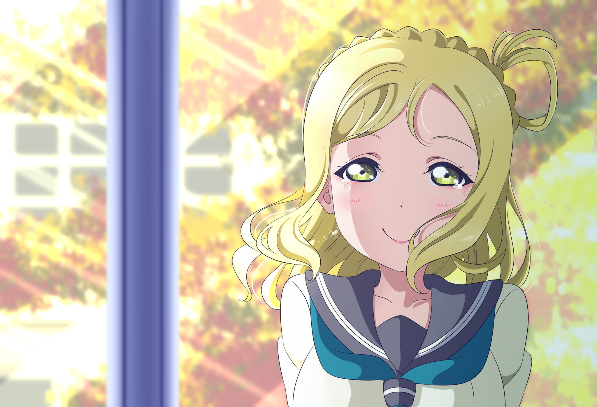 イサミ丼 泣き腫らした目と 笑顔 今日はラブライブ サンシャイン 2期 第8話の放送日ですね 今週の放送記念 イラストです 鞠莉ちゃん悔しかったろうな きっとお家でも泣いていたよね ラブライブ頑張ってね Lovelive Suinshine 小原鞠