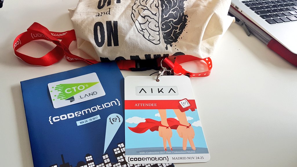 Primer <a href="/codemotion_es/">Codemotion Madrid</a> de <a href="/CTOs_land/">CTOs.Land</a> #CodemotionMadrid #tecnología #startups #comunidades
