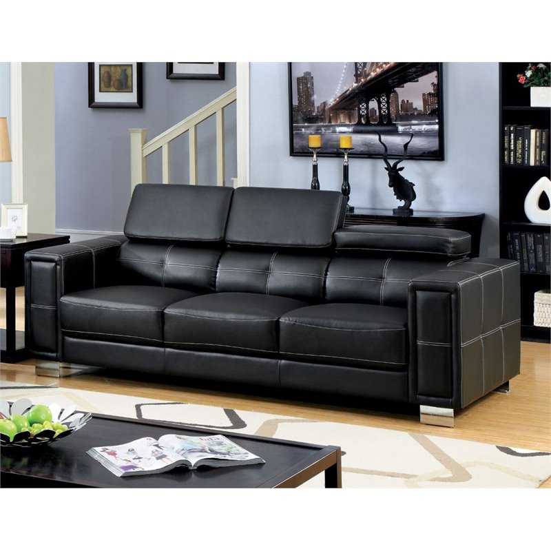 49% #discount #Furniture of #America #Arthur #Adjustable #Leather #Sofa in Black 
Get on homesquare.com/Furniture-of-A…
#Living #Room, #Sponsored, #Sofas