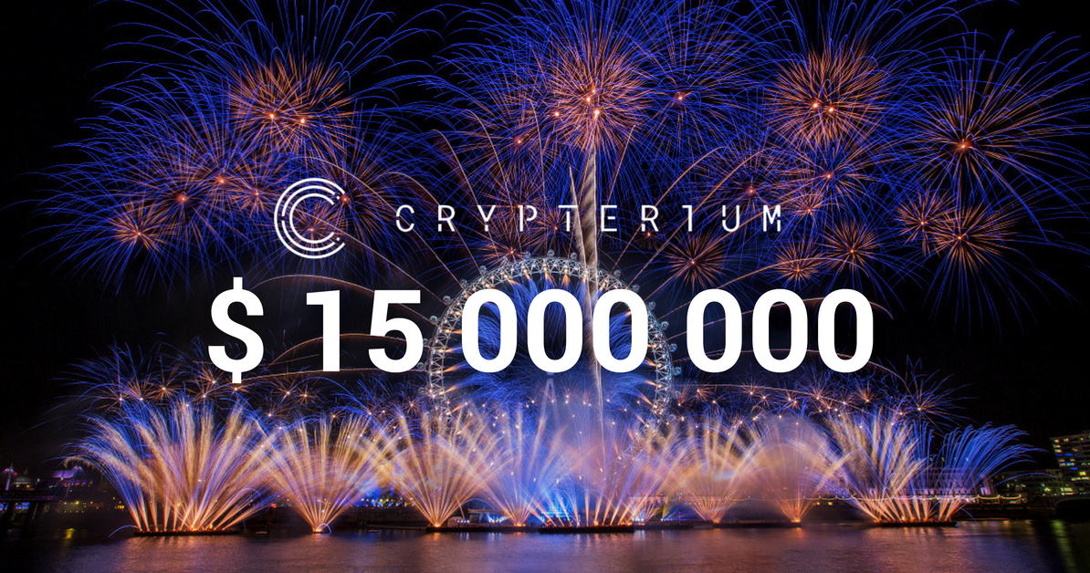 crypterium's tweet photo. We’ve reached yet another milestone on our way - $15 million - and it feels great! The number of total registered users is over 65 000, and we have over 17 000 tokenholders.
Thank you!

#Crypterium https://t.co/skhY4fLxDM