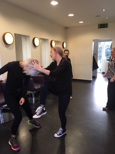 FXHAIRSTUDIO's tweet photo. Self Defence this Focus Friday @meridiankungfu Thank you! We're now prepared for anyone jumping out of bushes!!! https://t.co/byhPZAzjAb https://t.co/9L9NoUe2bd