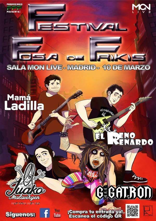 DemonioDave's tweet photo. Quién se apunta al mejor festival del año que viene? @GigatronOficial @JuakoMalavirgen @Mama_Ladilla @RenoRenardo 
https://t.co/fgDY49alVk https://t.co/J2XOZOZEI1