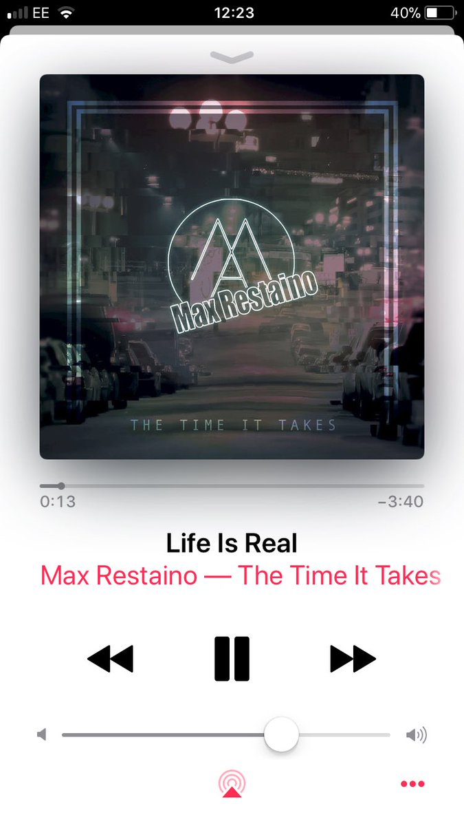 MB_Mcfern's tweet photo. Never mind Christmas tunes! @MaxRestaino #TimeItTakes #HMV #OutNow #Buy!! https://t.co/7EiLWucAwe