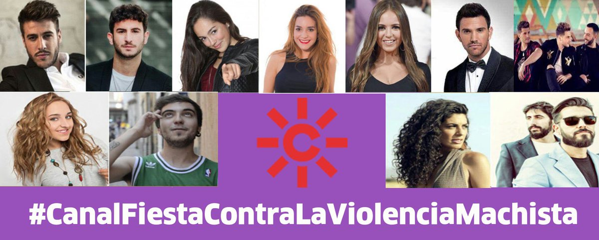 Yo me sumo!!!#CanalFiestacontralaViolenciaMachista Ell@s también lo hacen!!
<a href="/AntonioJSMazuec/">Antonio José</a> 
<a href="/CarlosTorresMsc/">Carlos Torres</a> 
<a href="/Mariaparradovoz/">Maria Parrado</a> 
<a href="/LericaMusic/">L É R I C A</a> 
<a href="/AnaMenaMusic/">Ana Mena</a> 
<a href="/martasoto/">Мarta Soto ✨</a> 
<a href="/OficialDaniJ/">DANI J</a> 
<a href="/OficialTriana/">TRIANA DE ALBA</a> 
<a href="/JavierBeret/">Beret</a> 
<a href="/aslandticos/">Aslándticos</a> 
<a href="/Nyadelarubia/">Nya de la Rubia</a> 
Y tú??????
#25NViveSinMachismo