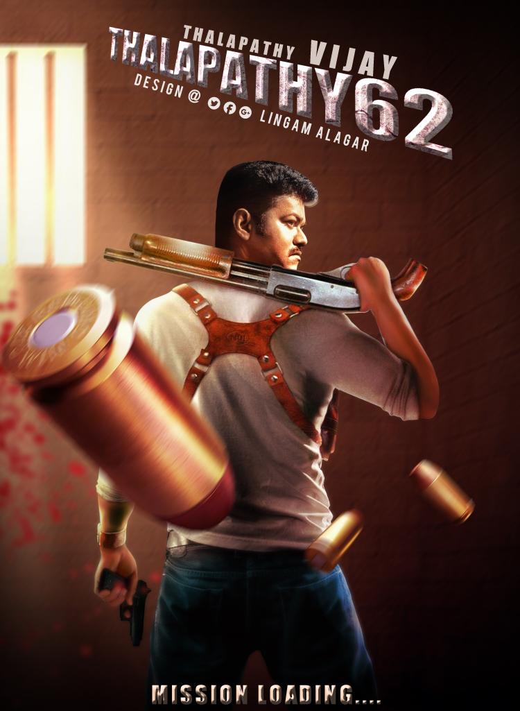 LingamAlagar23's tweet photo. #Thalapathy62 Fanmade poster 😎
My Design 💪
@actorvijay @ARMurugadoss @Vijay62Movie 😍😘 https://t.co/uSNHLmvdu3