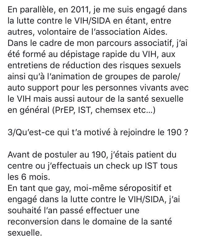 Le190_Paris's tweet photo. Chaque semaine faites mieux connaissance avec un membre de l’équipe du #Le190. Aujourd’hui @Fred_Colby, secrétaire médical, répond à nos questions. 1/2 https://t.co/bsDsSIse5W
