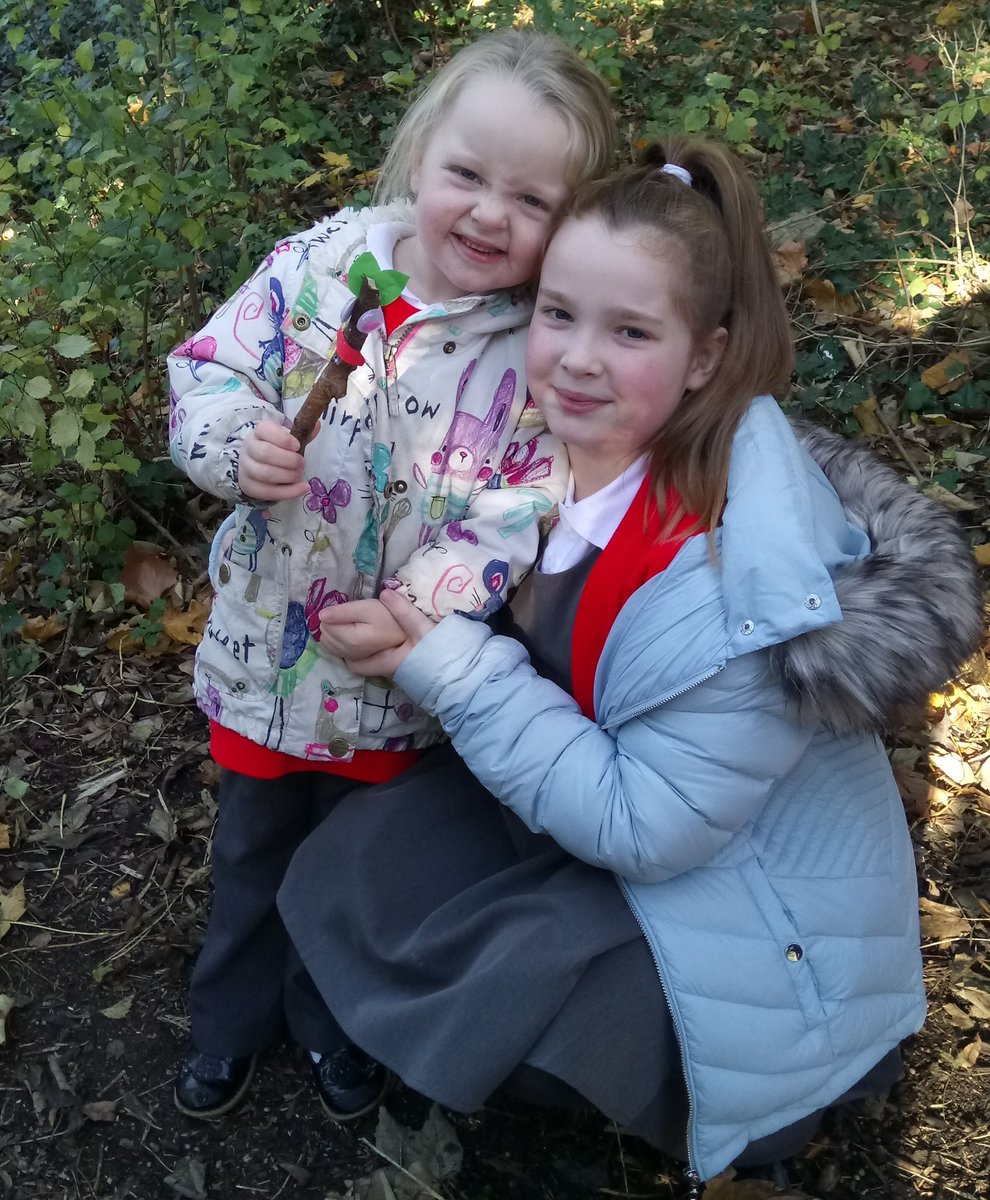 MonksAbbeyFS2's tweet photo. Thanks to Year 5 for coming to the woods with us. We made Stickman! #reading80books #monksabbeyrocks https://t.co/AcbE2BOxxL