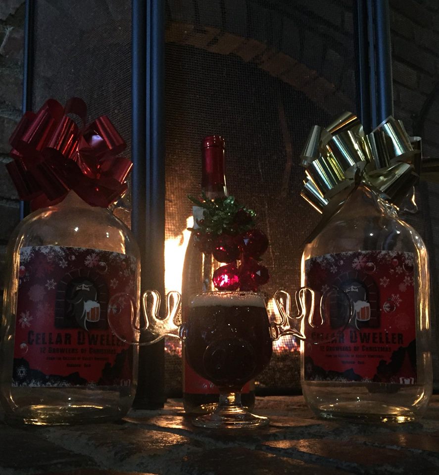 Introducing our new Christmas Ale. Now on tap in our tasting room, come grab a pint or make this your first fill on one of our 12 Growlers Of Christmas. This is a beer that tastes like a spicy 9% abv. gingerbread cookie. We will be serving pints with a vanilla bourbon sugar rim