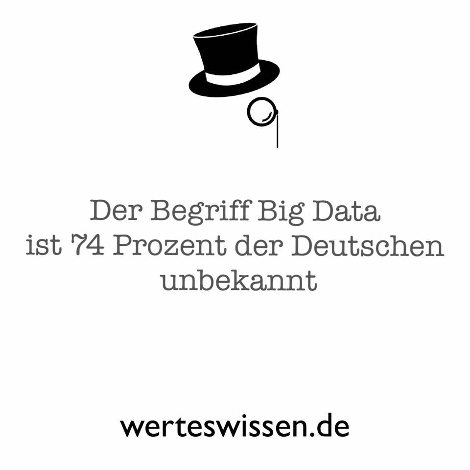 werteswissen's tweet photo. Nur neun Prozent würden sich zutrauen zu erklären, was mit Big Data gemeint ist.
#bigdata sind große Datenmengen, die gesammelt, analysiert und verwendet werden. Sie sind die Basis für Künstliche Intelligenz
#ww2017 #fakten #wissenschaft #darmstadt #wissenswerte https://t.co/vB5FGQEpex