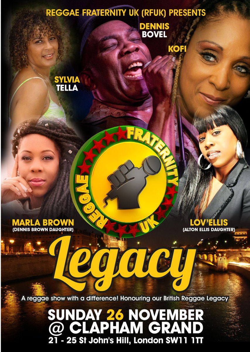 regfraternityuk's tweet photo. #SylviaTella performing at Legacy 26th November @TheGrandClapham #BritishReggaeLegacy Tickets  https://t.co/VMmrCkqArY https://t.co/qsdkZkKz8O