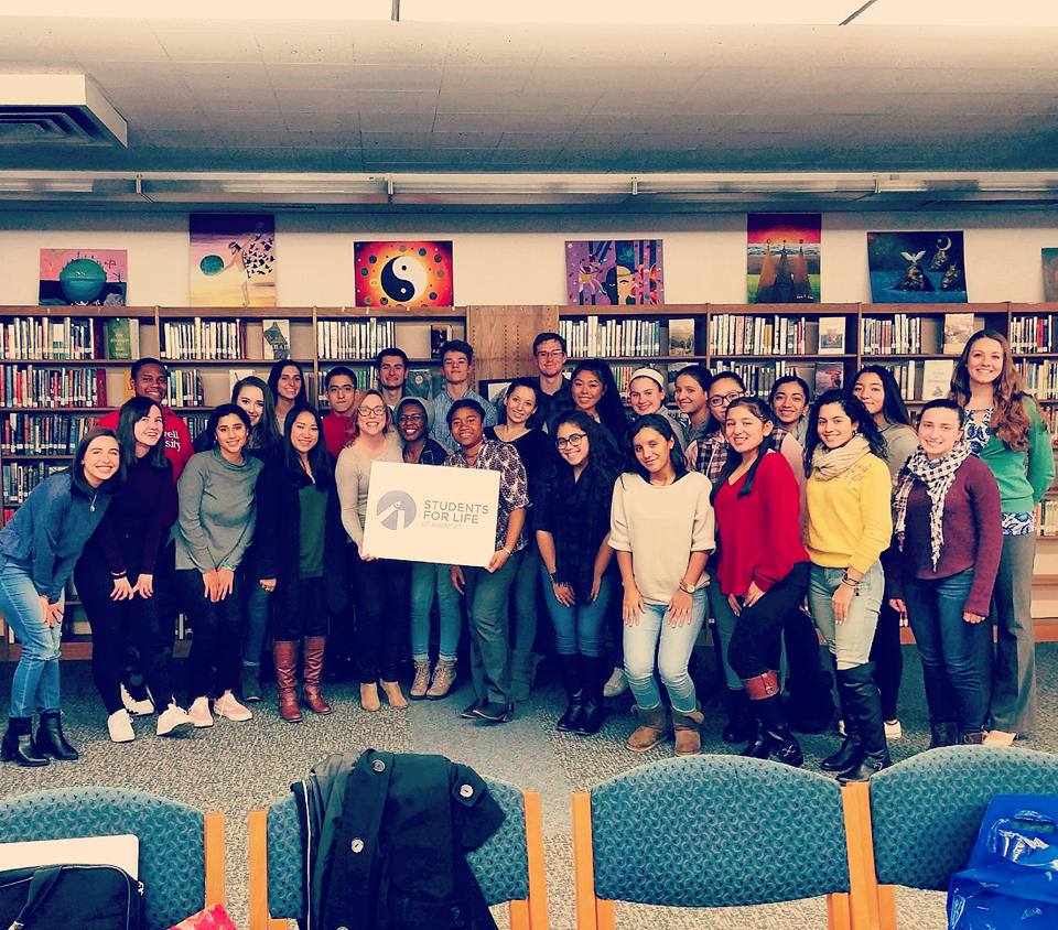 StudentsforLife's tweet photo. #prolifegen at a Leadership Summit recently. Love seeing so many young people ready to abolish abortion! https://t.co/xLn1zxlu0q