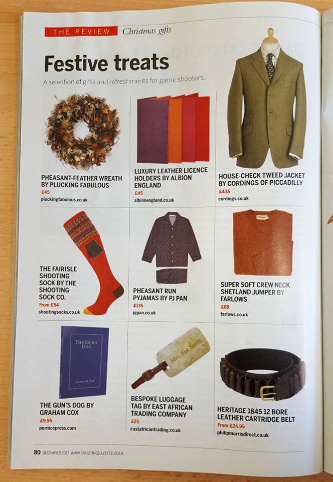 ShootingSocks's tweet photo. We are delighted and incredibly proud that our superfine Fairisle Merino Socks in Chianti have been featured in the @ShootingGazette Christmas Gift Guide https://t.co/OtJwYtibs7. #christmasgifts #shootingsocks #presents 😁🎄🎁 https://t.co/5olt13KrB7