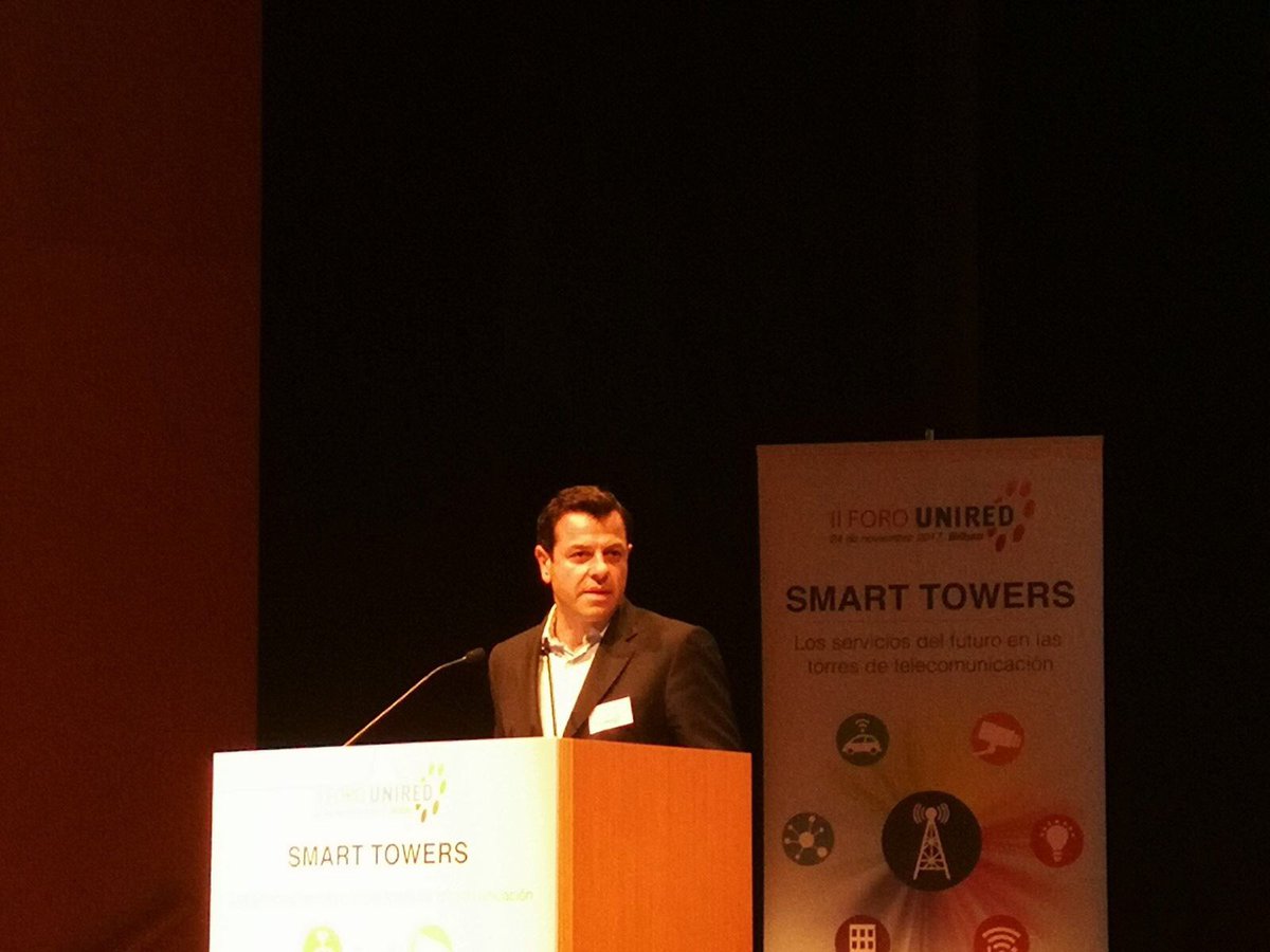 OPallarols's tweet photo. Good feedback from the audience about @cellnextelecom vision about smart telecom infrastructures at #IIForoUNIRED Bilbao https://t.co/1FwRReXAY7