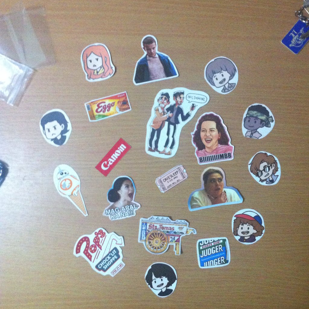 eddtocart's tweet photo. Stickersssssssssss #CFADWEEK2017 https://t.co/GiK156vgg9