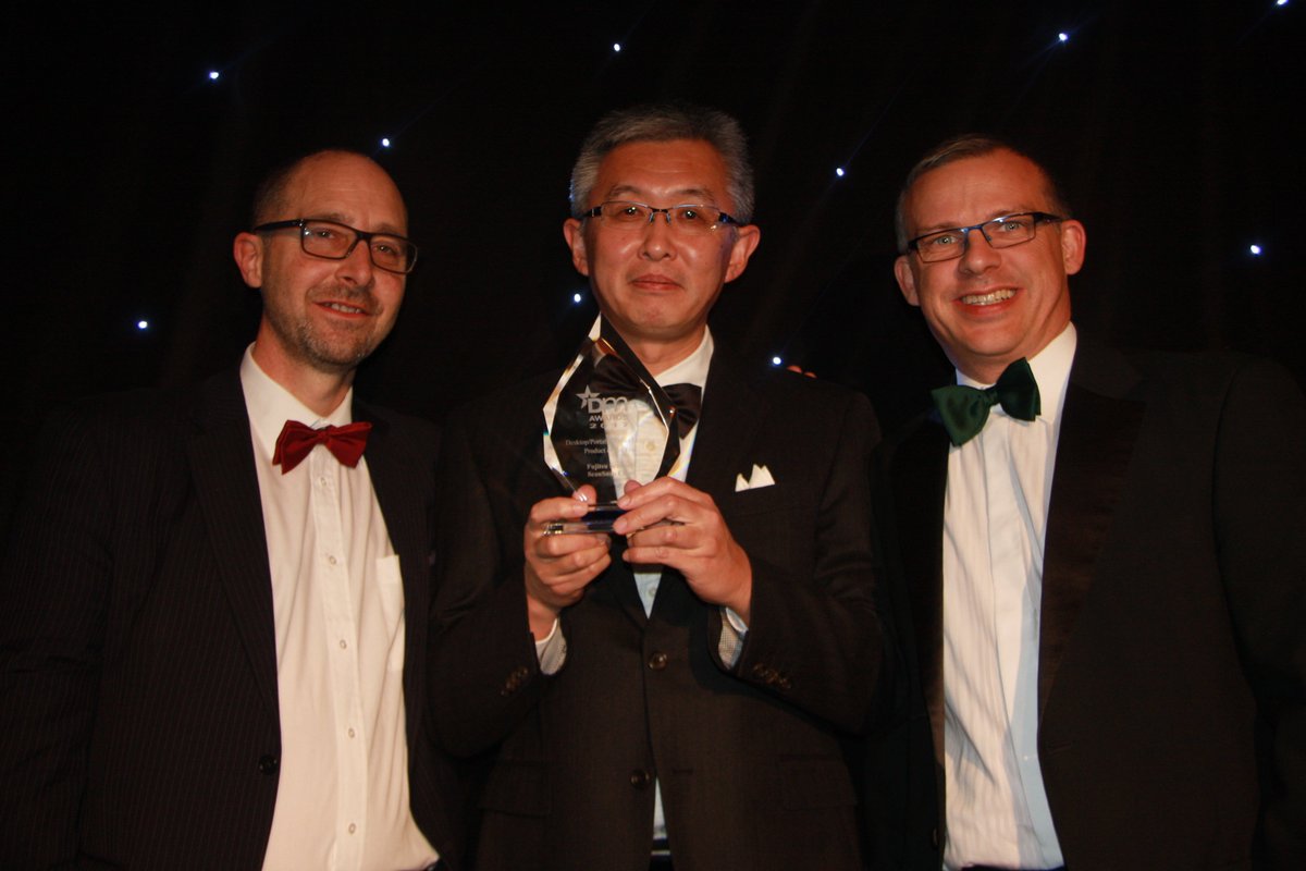 ScanSnapUK's tweet photo. Such a great #AwardsCeremony last night. Thank you to everyone who voted for #ScanSnapCloud as Desktop/Portable/Other Imaging Product of the Year &amp; thanks @DMMagAndAwards for putting on such a splendid event! #Tech #Innovation https://t.co/g2779HK16e