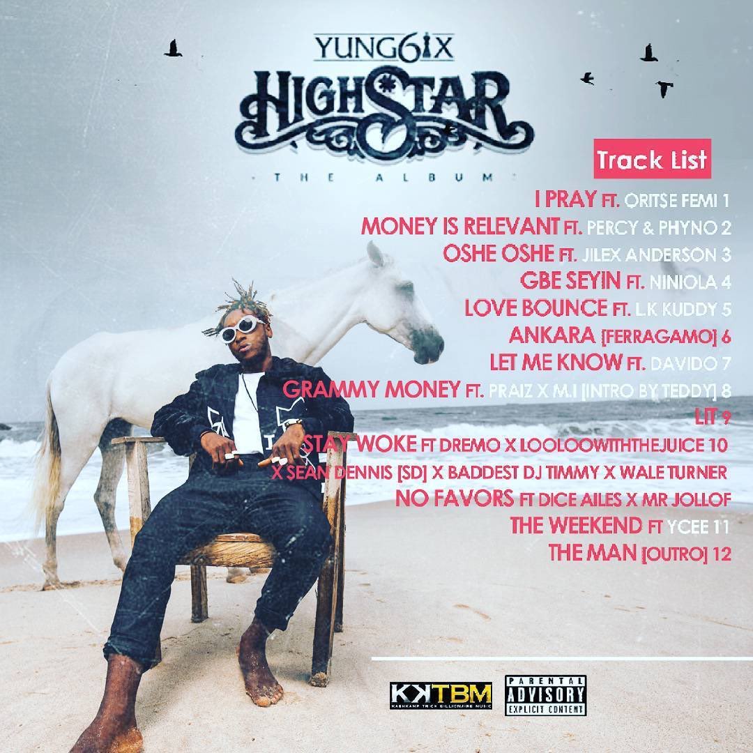 shorn_Miles's tweet photo. @Yung6ix  just dropped the #HighStar Album 🔥🔥 #SwaggaLomo Season 🌍 https://t.co/jBs0Xcto5O https://t.co/XkJhBdWFhM