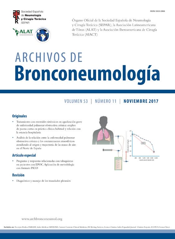 ArchBronconeumo's tweet photo. ¿Aún no le has echado un vistazo al número de #noviembre ? Lo último en enfermedades respiratorias #investigación #EPOC #GOLD #currentnumber #november @SeparRespira @ALATorax https://t.co/DGpwQ8l1v8 https://t.co/MKLRFyZfKr