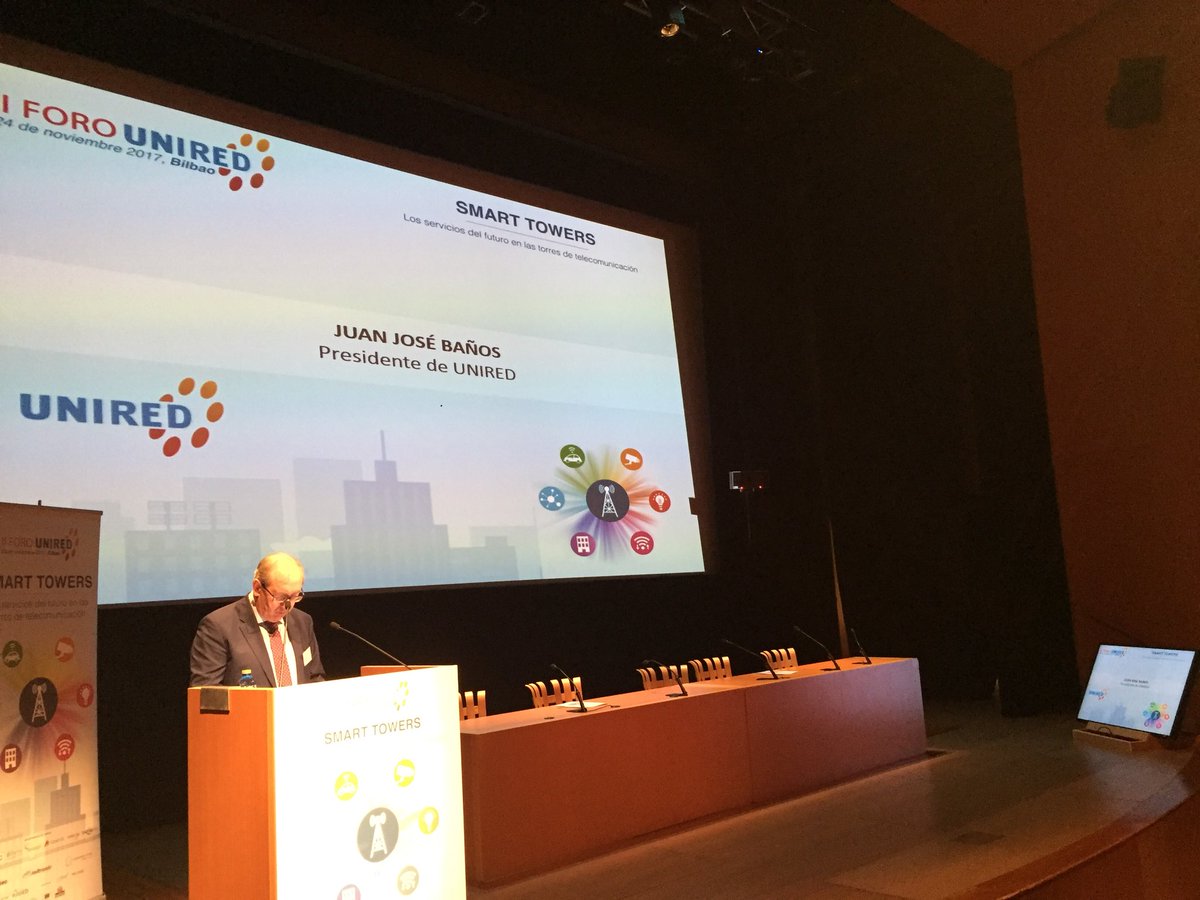 UNIREDasoc's tweet photo. Juanjo Baños, director de @itelazpi y presidente de @UNIREDasoc clausura el #IIForoUnired #SmartTowers . Gracias 1000 a todos los asistentes, patrocinadores y colaboradores https://t.co/RvHVGYCW1K