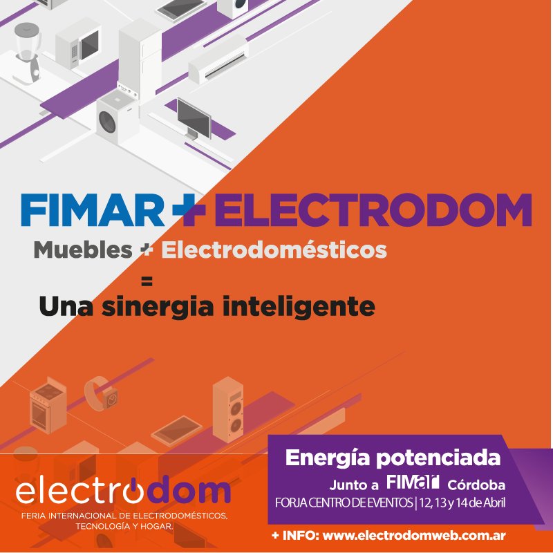 expoelectrodom's tweet photo. Electrodom + Fimar = energía potenciada.  Reserve su stand https://t.co/IYqlNiSvEW
#Electrodom #Electrodom+Fimar #EnergiaPotenciada #Feria #Electro #Hogar #Tecnología https://t.co/R4cHbZrAfs