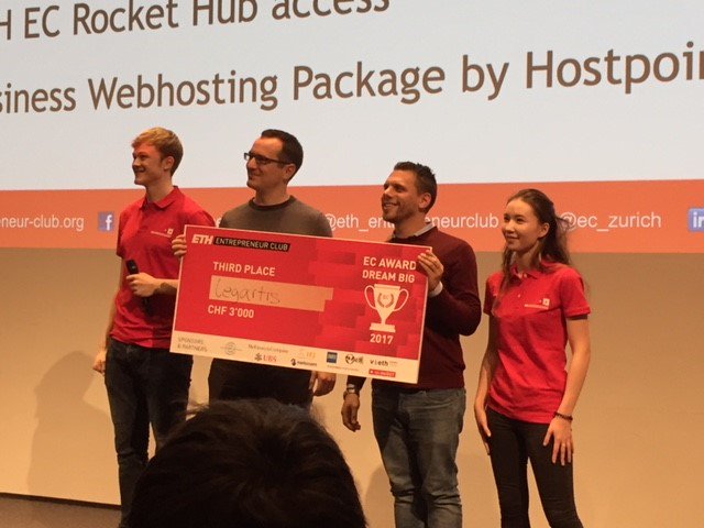 legartistech's tweet photo. Sehr stolz uf den 3. Preis von @legartis_ai an den #ECAward des @ec_zurich. Danke an @swissstartup @S_S_UF https://t.co/6V8la28M9i