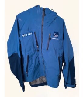 mikebettes's tweet photo. Looking for the perfect holiday gift for the weather geek in your life? Check out @weatherchannel’s “Forecasting Hope” charity auction. Get authentic items like jackets, hats, shirts, &amp; more. I’ve donated my jacket &amp; hat from the El Reno, OK tornado. https://t.co/iz7KW4Vf8Z https://t.co/v2Nsdtgx3e