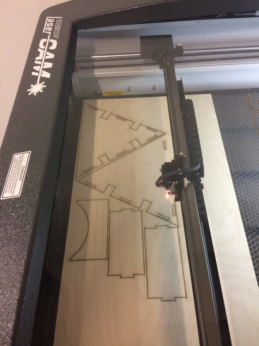 HarrisTechnical's tweet image. Amber has been using our laser cutter this week to model her toast rack for Higher Design and Manufacture.  Assembly next week! @harrisacdundee #LaserCutting #CAD #CAM #Design