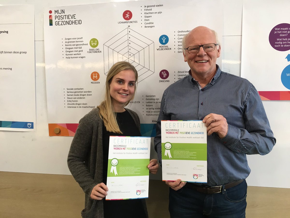 Voila, en nu gekwalificeerd verbinden... op naar Gezond Ouder worden in Noord Nederland. (HANNN, 🙂💪🏻)