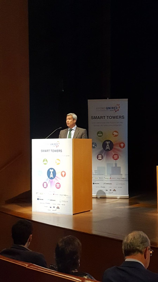 telxius's tweet photo. " Tenemos que prepararnos y trabajar para lo que va a significar el 5g en el mercado de las infraestructuras" ha declarado Jorge Abadía en el II Foro Unired Smart Towers, los servicios del futuro en las torres de telecomunicación.
#5G #Enablingcommunication https://t.co/skeHZnboPk