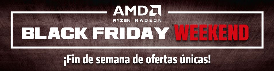 ¡Black Friday AMD!

Un Fin de semana de descuentos en todos los productos de AMD!!
