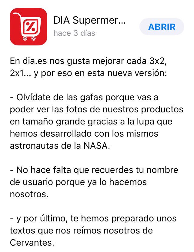 evarraquel's tweet photo. Muy fan del tono de comunicación de @DIA_Esp https://t.co/PLKpJbZHk3